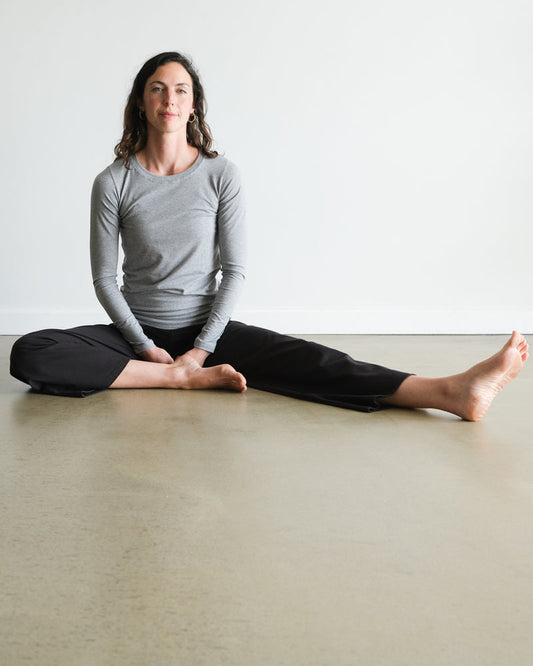 Long Sleeve Layering Tee ~ Marl Grey