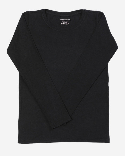 Long Sleeve Layering Tee ~ Black
